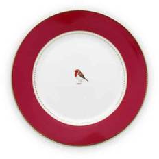 Pip Studio Plate Love Birds Red 21 cm