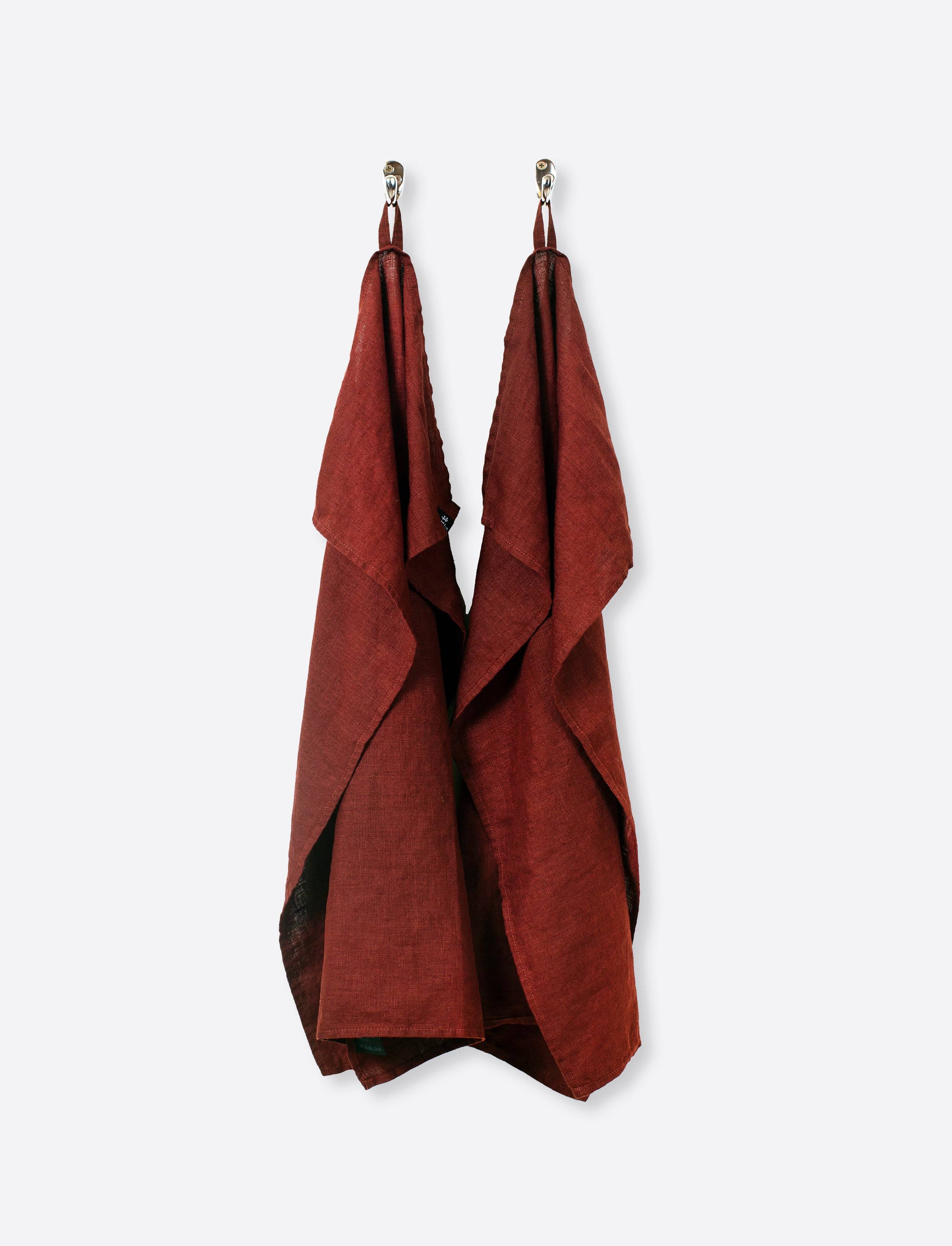 Himla, Sunshine Kitchen towel Lingonberry 2 Pack
