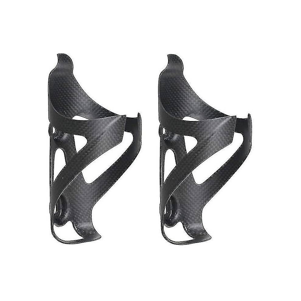 Ikke-deformerbar flaskeholder i kulfiber, ultralet 3K-glans-cykelkopholder med høj styrke, stærk holdekraft, nem installation til touring og