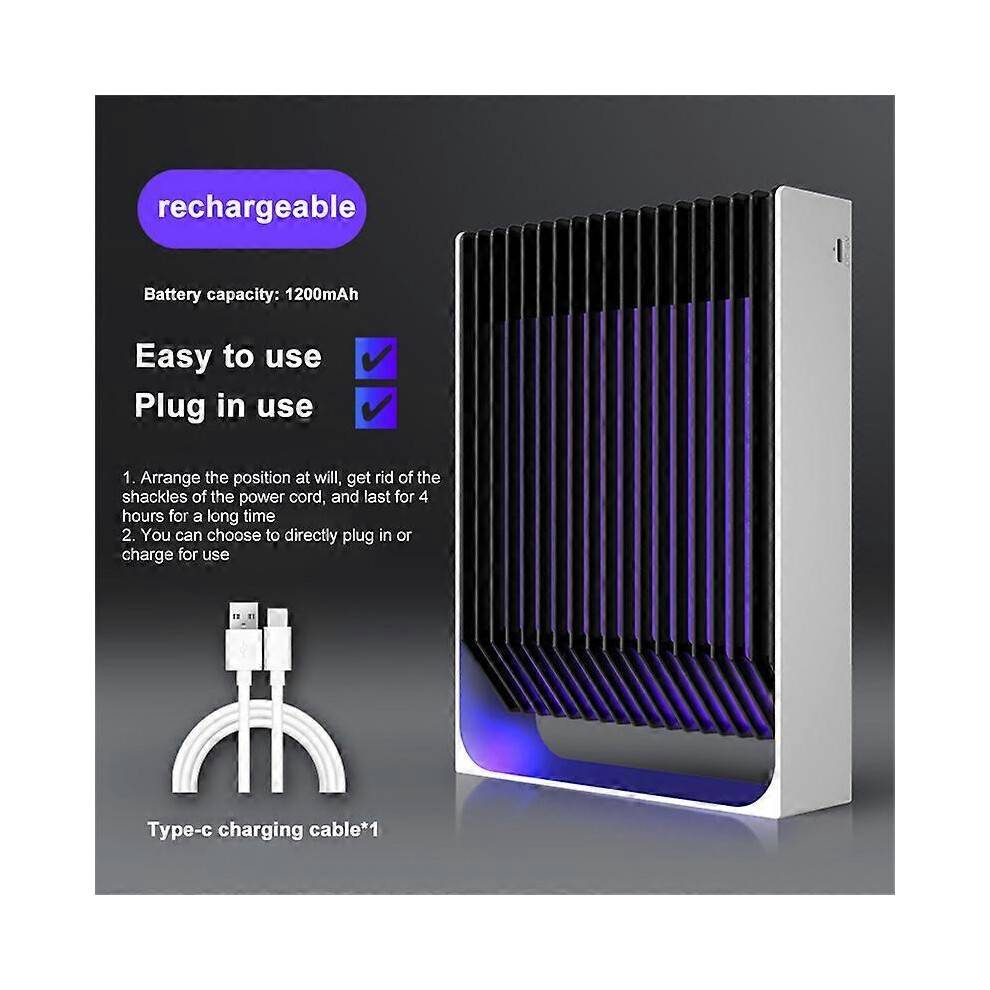 (color04) Portable Mosquito Killer Lamp USB Rechargeable Electric Fly Trap Zapper Insect Killer Repellent Outdoor Mute Anti Mosquito Lam