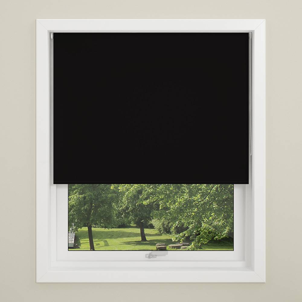 Debel Rullgardin Uni Svart 120x175 cm