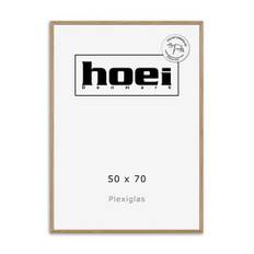 HOEI 120 - MASSIV EG billederamme 50X70 cm - PLEXIGLAS