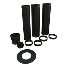 Skorsten Dinak Grundpaket Svart 3M Ø150Mm