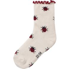 Lil' Atelier Nmfdarlene Sock LIL Stl. 25/27 fepojkar - Strumpor Från Magasin - Silver Peony (25/27)
