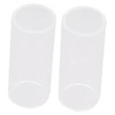 ibasenice 2St Standard Guitar Slide Guitar Slide Glass Guitar Slide Glas Flaskhals