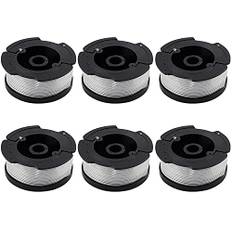 6 Pack A6481 A6485 Fadenspule für Black Decker Rasentrimmer STC1820CM STC1820PC STC1820EPC STC1840EPC ST5530 ST1823 GLC1823L20 (6 Pack)