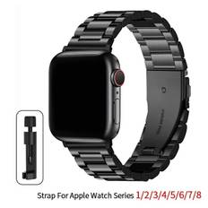 Rustfrit stålarmbånd til Apple Watch Band 45mm Ultra 49mm 41mm 40mm 44mm ur Metalarmbånd til Iwatch Serie 9 8 7 6 5