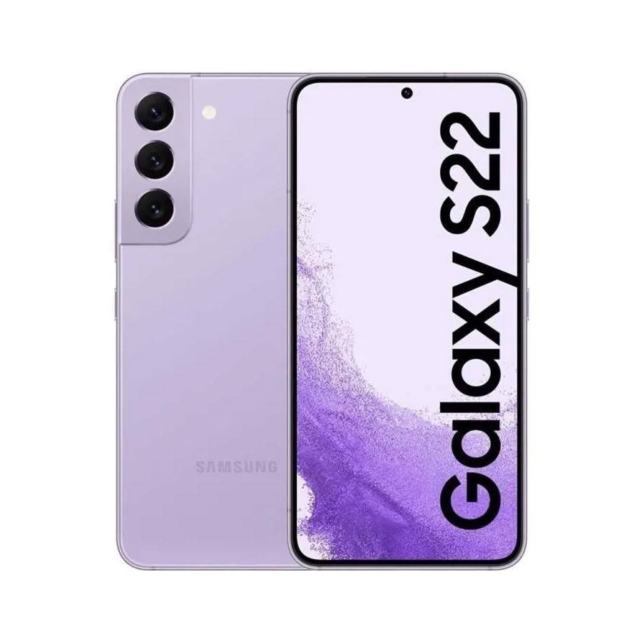 Renoverad Samsung Galaxy S22 5G 8GB RAM/128GB SIM+eSIM Olåst violett