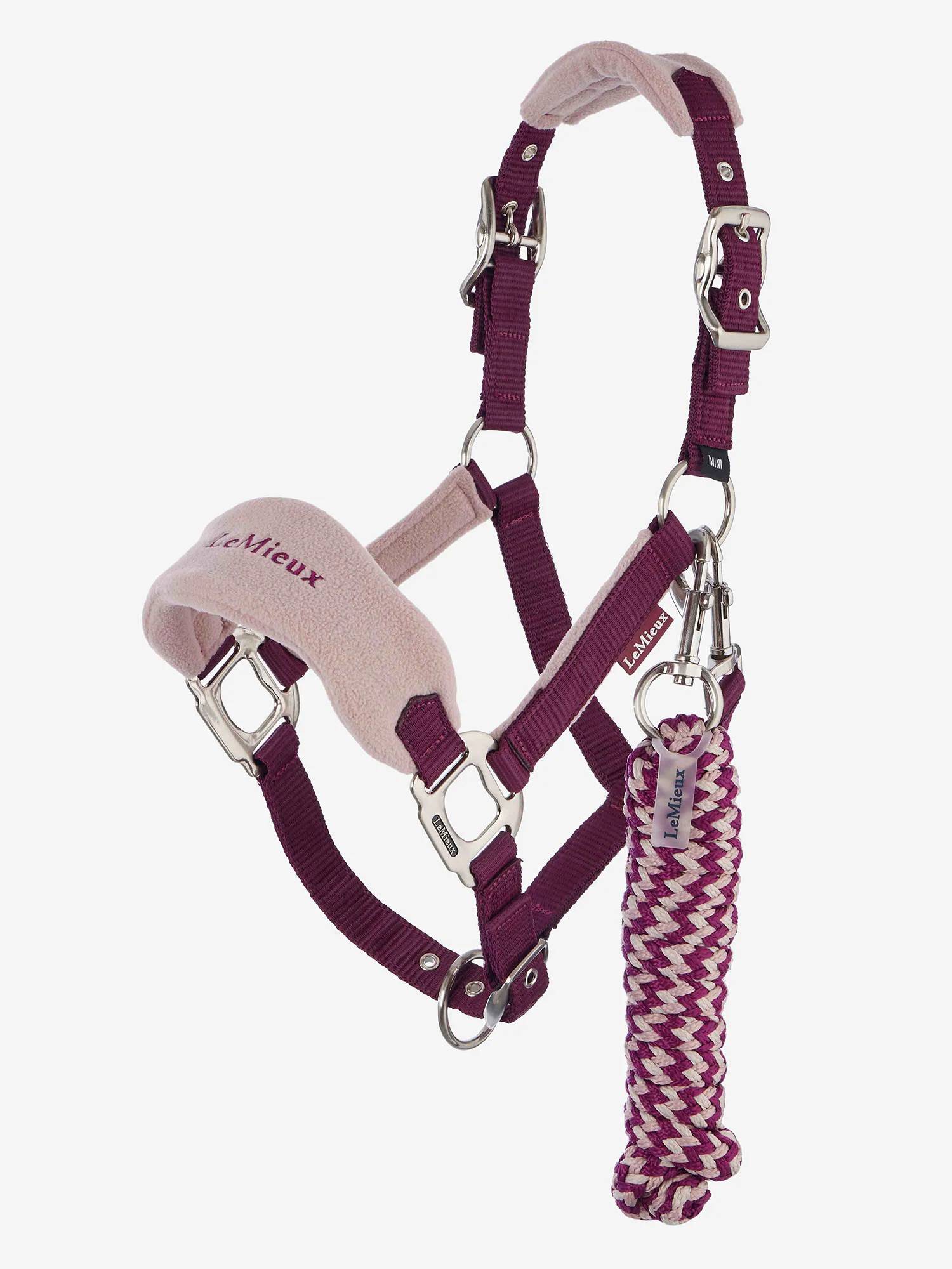 LeMieux Vogue grime med tov - Blackberry - Mini Shetland