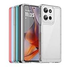 TailTech Fodral för Moto G75 fodral Motorola G75 fodral, transparent akrylfodral kompatibelt med Motorola Moto G75 5G mobilskal, klar