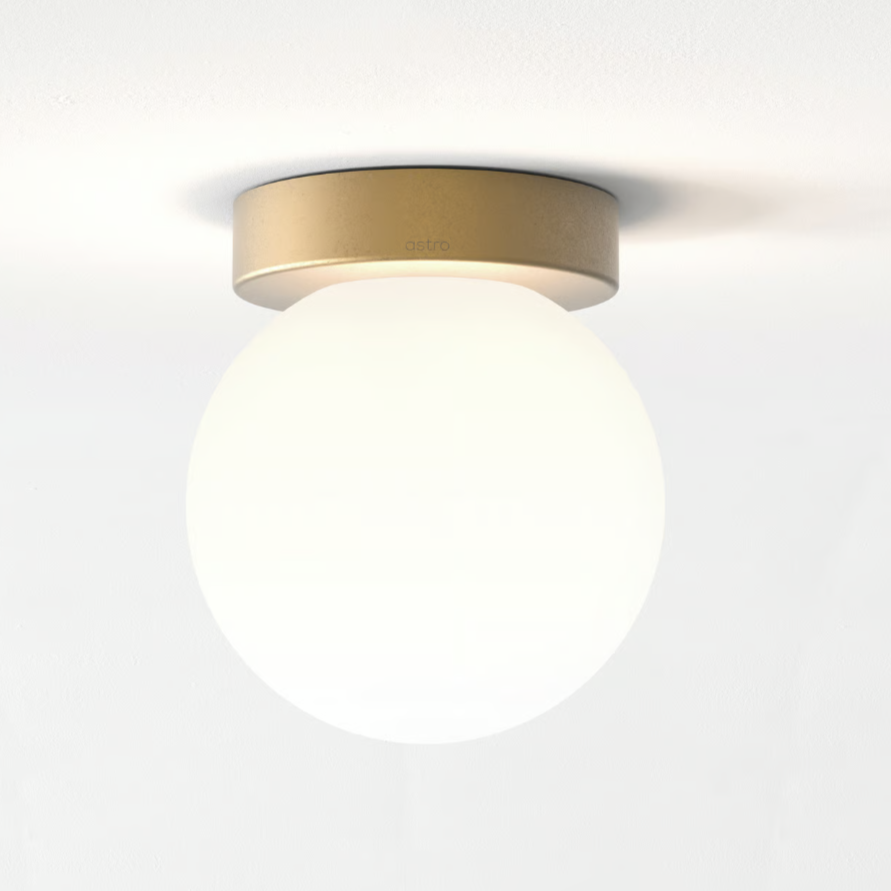 Tacoma væg loftlampe fra Astro Lighting - antik messing