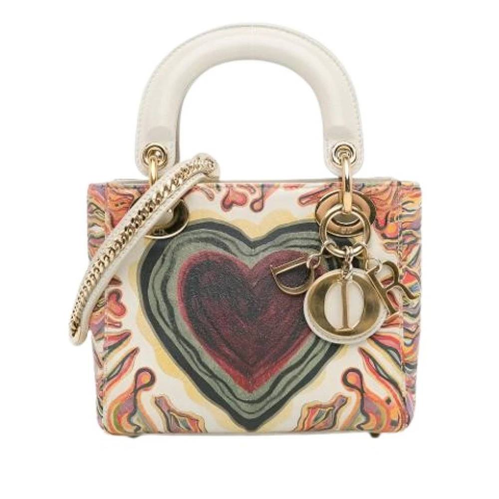 Dior Vintage Pre-owned Satchel - Vintage - Dame - Flerfarvet - ONE SIZE - Læder