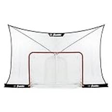 Franklin Sport NHL Hockey Goal Backstop Net - Fibertech Street Hockey Sport Backstop Netting - Stor storlek Målnät - 30 cm x 18 cm, Svart