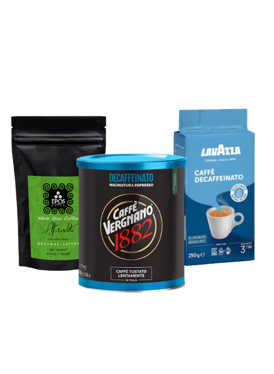 Prøv kaffepakken Koffeinfri malet kaffe 3x250g