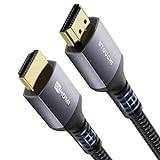 Stouchi 8K HDMI 2.1-kabel, 2,5 m, Ultra HD 48 Gbps hög hastighet, 8K 60Hz 4K 120Hz 144Hz 165Hz RTX 3080 DSC eARC, dynamisk HDR10 4:4:4 HDCP 2.2 och 2.3 Dolby, kompatibel med TV/PS5/X. Box-serien