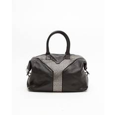 Saint Laurent Studded Easy Y Boston Bag - Black - 31x40x18 cm