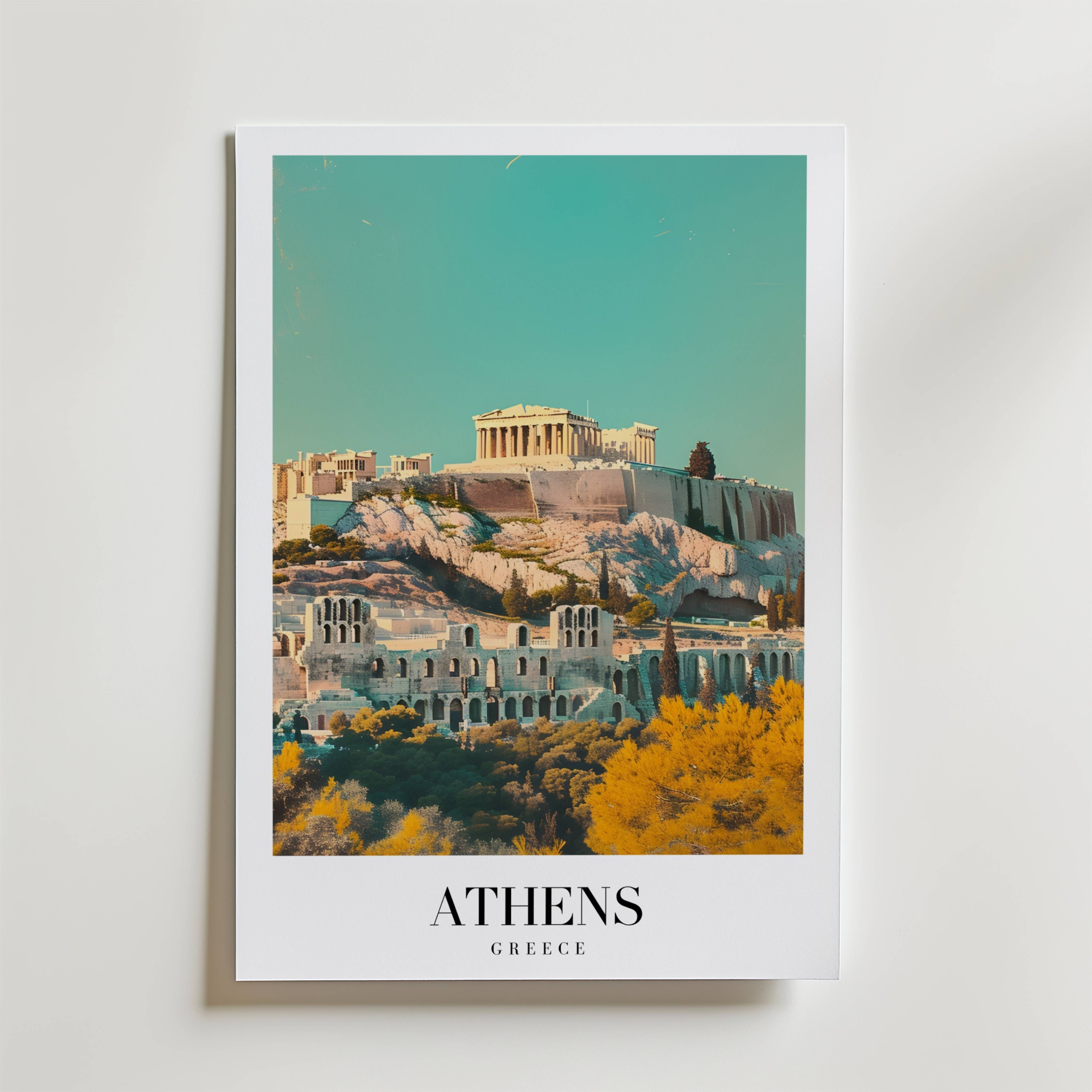 The Athens Poster - Fine Art Poster 30x40 cm