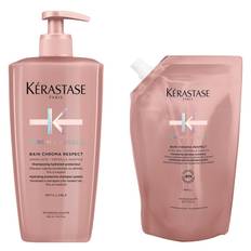 Kérastase Chroma Absolu Bain Chroma Respect Shampoo 500ml + 500 Refill