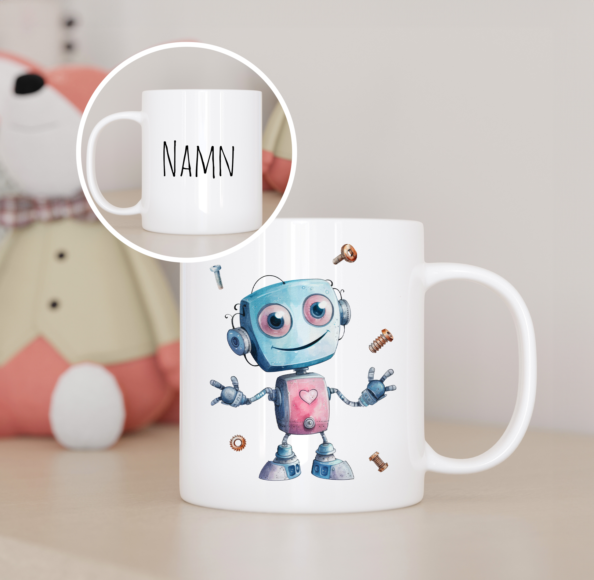 Robot | Personlig barnmugg