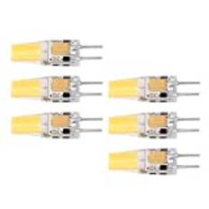 Gy6 35 Led Dimmarbar 50W 6Pcs Gy6.35 Bulb 5W Ac Dc12V Cob Lätt Taklampor för Vardagsrummet