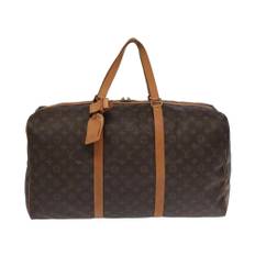 Louis Vuitton Vintage, Pre-owned, unisex, Brun, ONE SIZE, Uld, Brugt Keepall 55 Monogram Duffel