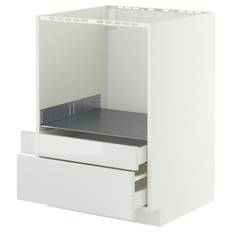 IKEA - METOD / MAXIMERA underskab til kombi mikro/skuffer, hvid/Ringhult hvid, 60x60 cm