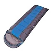 Camping sovsäck camping sovsäck lätt 4 säsonger varmt kallt kuvert backpacking sovsäck för utomhusresor vandring för camping vandring (blå bred 1,6 kg)