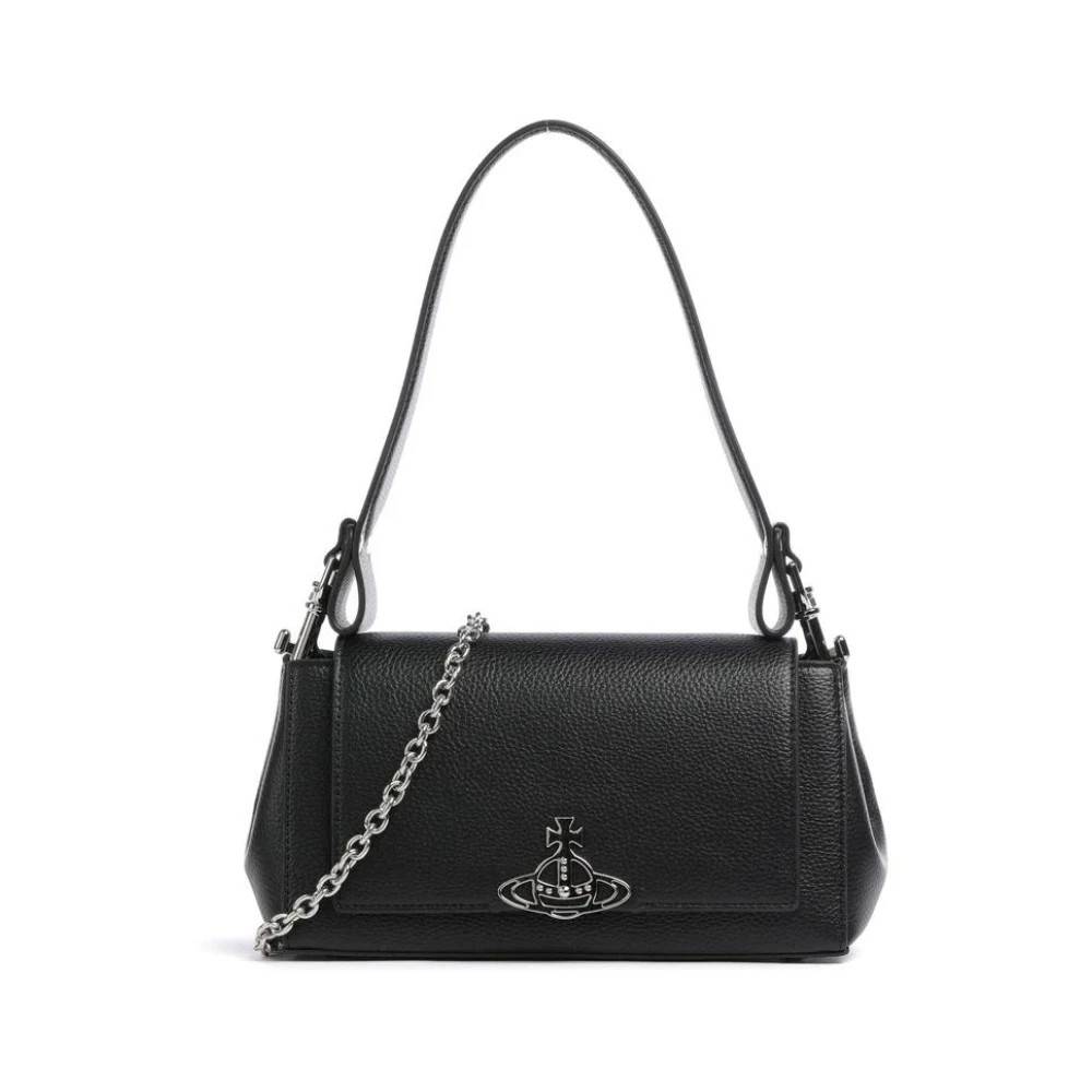 Vivienne Westwood Hazel Medium Handbag - Tasker - Dame - Sort - ONE SIZE - Bomuld