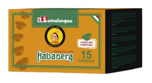 Passalacqua Habanera Modo Mio-kompatibla kaffekapslar 15-pack