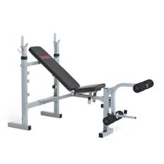 York 530 Heavy Duty Multi-Function Barbell Bench - York Curl Attachment