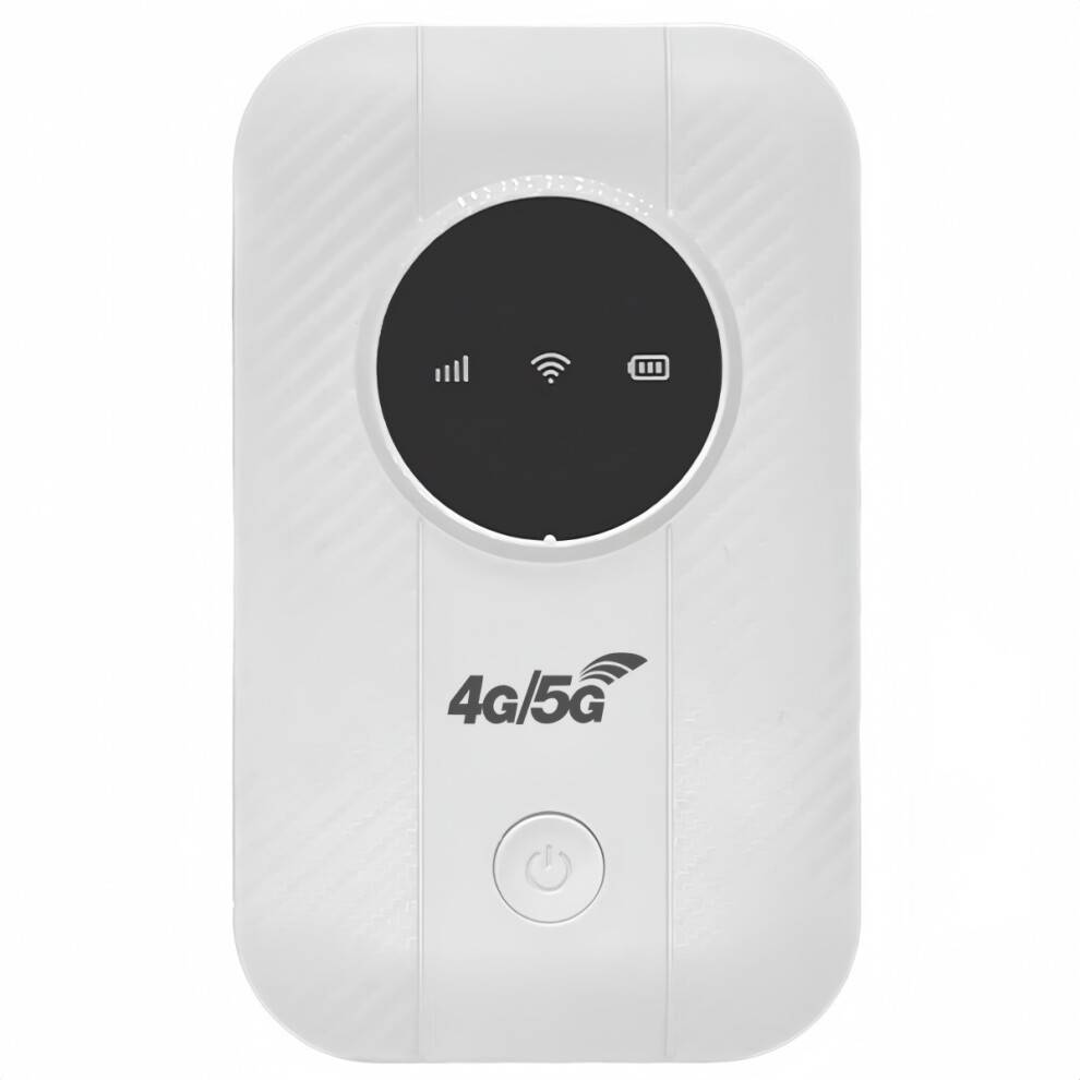 LTE 4G 5G Modem Router med SIM-kortplads, Bærbart Hotspot til Op til 10 Enheder, 300 Mbps, 2100 mAh, Til Rejser og