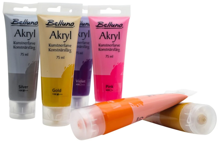 Akrylfärgsset 6x - 75 ml
