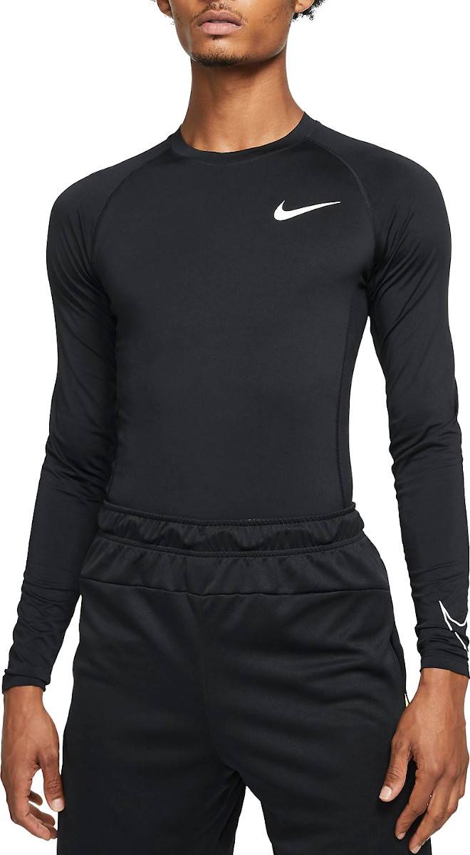 Nike Pro DF TIGHT TOP LS | Långärmad T-shirt | Män | 3XL | Svart