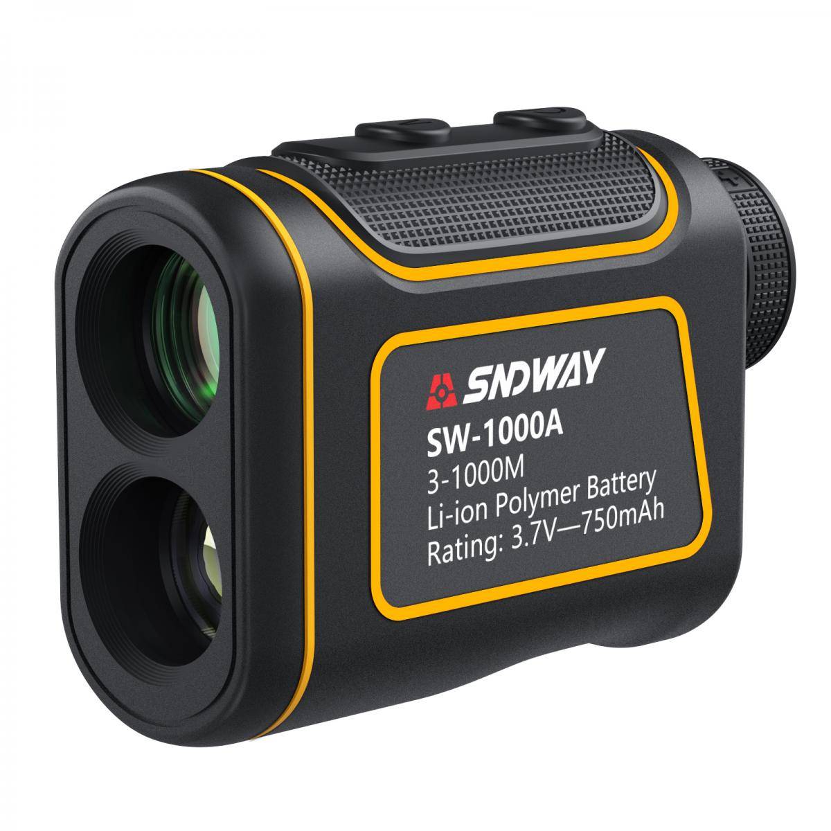 KENTFAITH SNDWAY SW-600A Golf Rangefinder Distance / Angle / Height / Speed Measuring, Flagpole Locking, Support Naked Eye Focusing 600m Measuring Distance