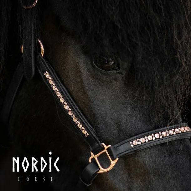Lädergrimma color mix (Rosegold)