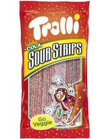 Trolli Cola Sour Strips 85 Gram