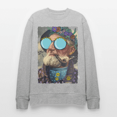 Hippie Hans - Kraftig Unisex Sweatshirt - grå meleret / XXL