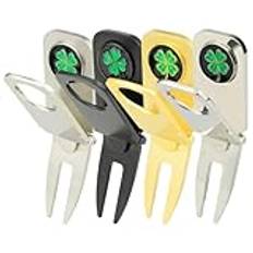 Divot Tool och Ball Marker, Ball Marker Divot Tool,Golf Cart Cigaretter Hållare Clip - Golf Cigaretthållare Golf Cart, Multifunktionell Golf Divot Tool, Ball Marker för Golf Cart