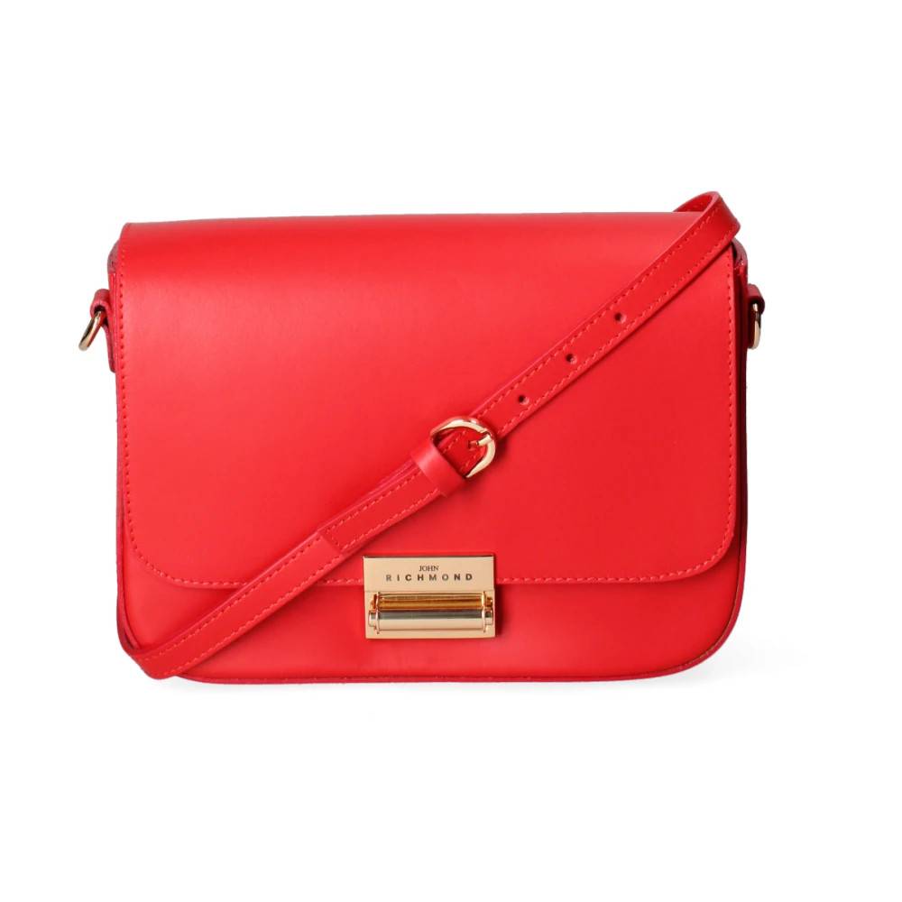 John Richmond Crossbody taske - Tasker - Dame - Rød - ONE SIZE - Bomuld