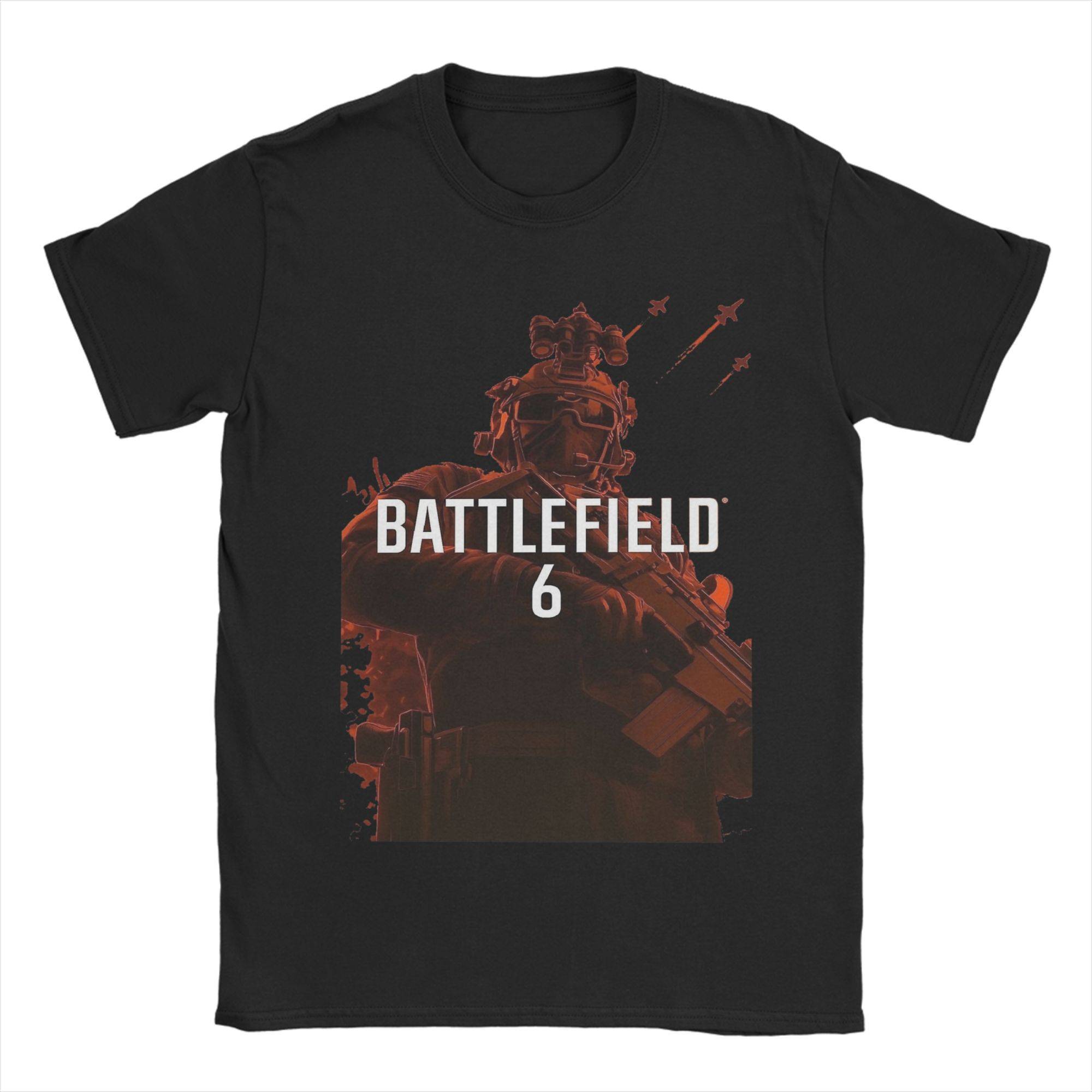 Battlefield 6 Roliga Spel BF6 Merch Herr Dam T-shirts 100% Bomull T-shirt Grafiskt Tryck T-shirt Kläder cm