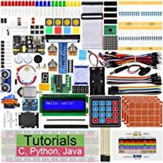 Freenove Ultimate Starter Kit for Raspberry Pi 5 4 B 3 B+ 400, 558-Page Detailed Tutorial, Python C Java Scratch Code, 223 Items, 104 Projects