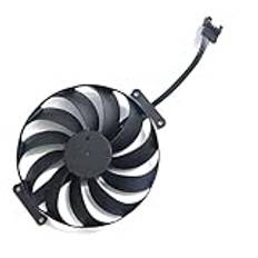 Datorkomponenter 95mm T129215SU CF1010U12S 12V 0.45A 6Pin Graphic Card Cooler Fans Compatible with RTX 3060 3070 Fan(Brown)