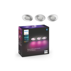 Philips Hue Xamento Infälld Spotlight För Badrum - Krom - 3-Pack