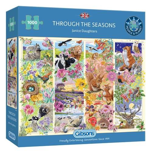 Pussel Through the Seasons 1000 bitar