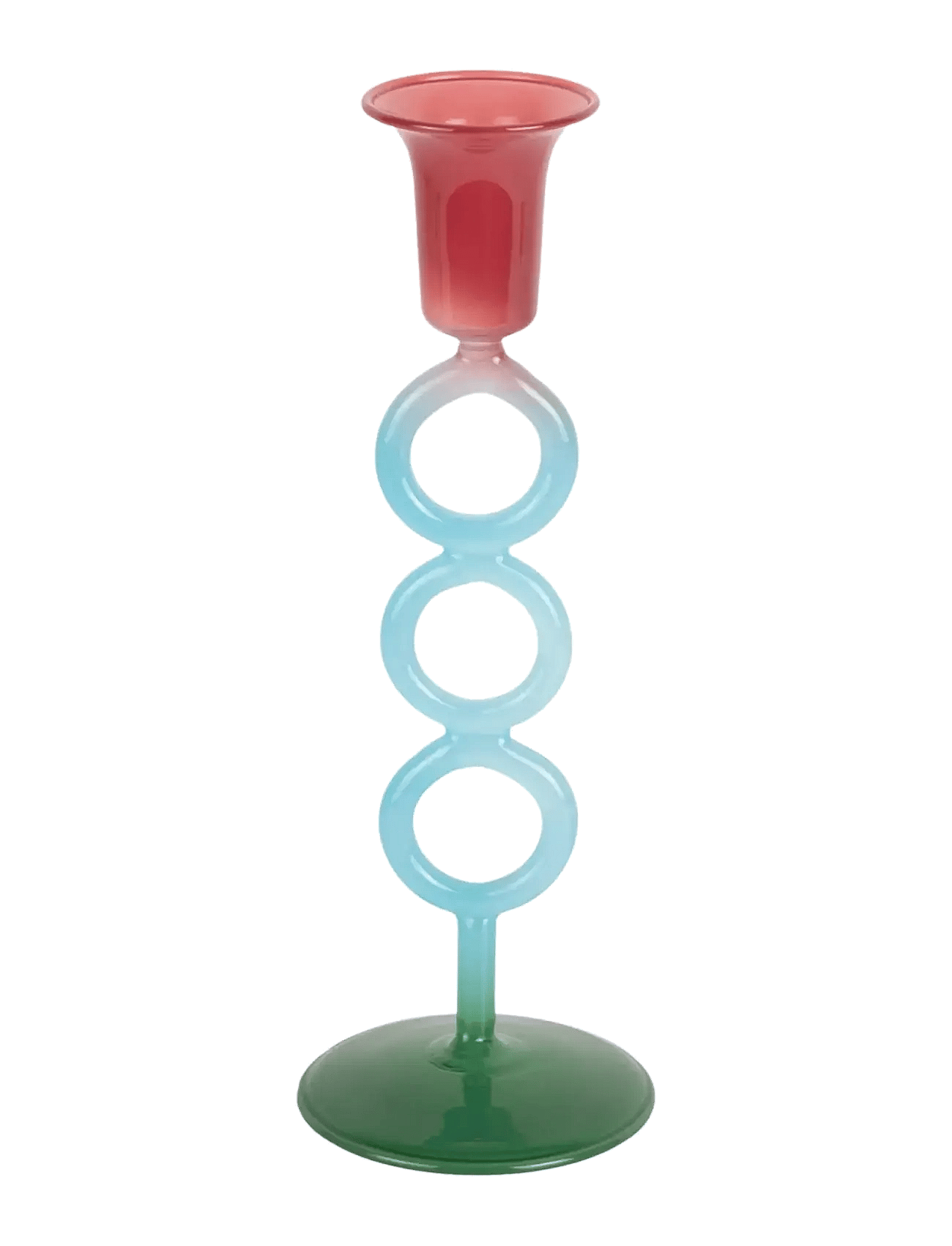 present time Candle Holder Anillo Vivo Medium - Multi/patterned - H 21CM