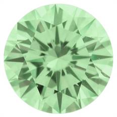 Billig lysegrøn diamant, VS - VVS, 1.65 mm.