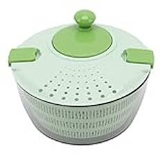 Mokylor Salad Spinner Grönsakstork, 4L Salladssnurra Multifunktionssalladsskål, Grönsaksfrukt Veggie Pasta Fries Skål Avloppsdurkslag Säker Locklås Stadigt Handtag