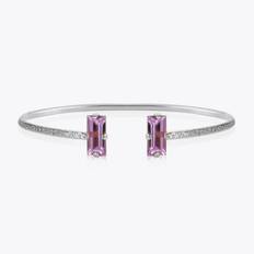Caroline Svedbom Armband Rhodium Baguette / Violet