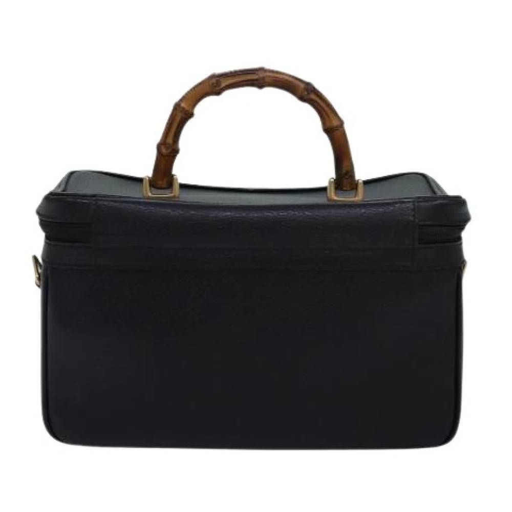 Gucci Vintage Pre-owned Laeder gucci-tasker - Vintage - Dame - Sort - ONE SIZE - Tyl