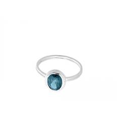 Pernille Corydon Hellir Blue Ice Sterling Sølv Ring